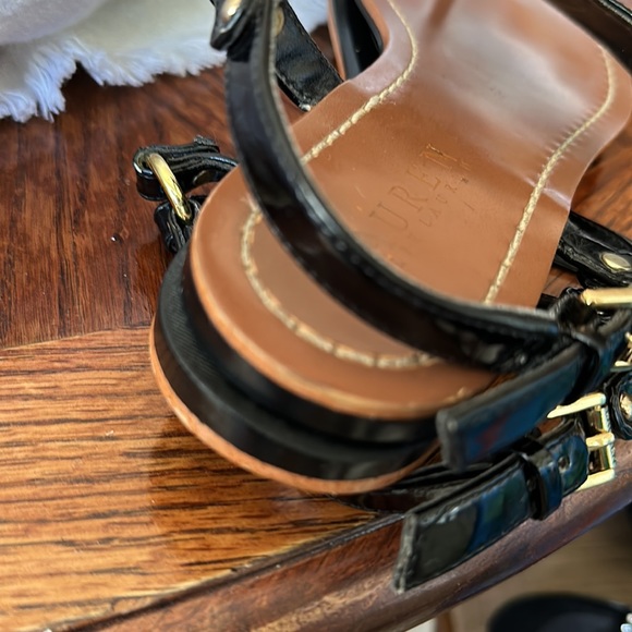 Ralph Lauren Women's Sandals - Black - US 8.5 - Picture 7 of 8